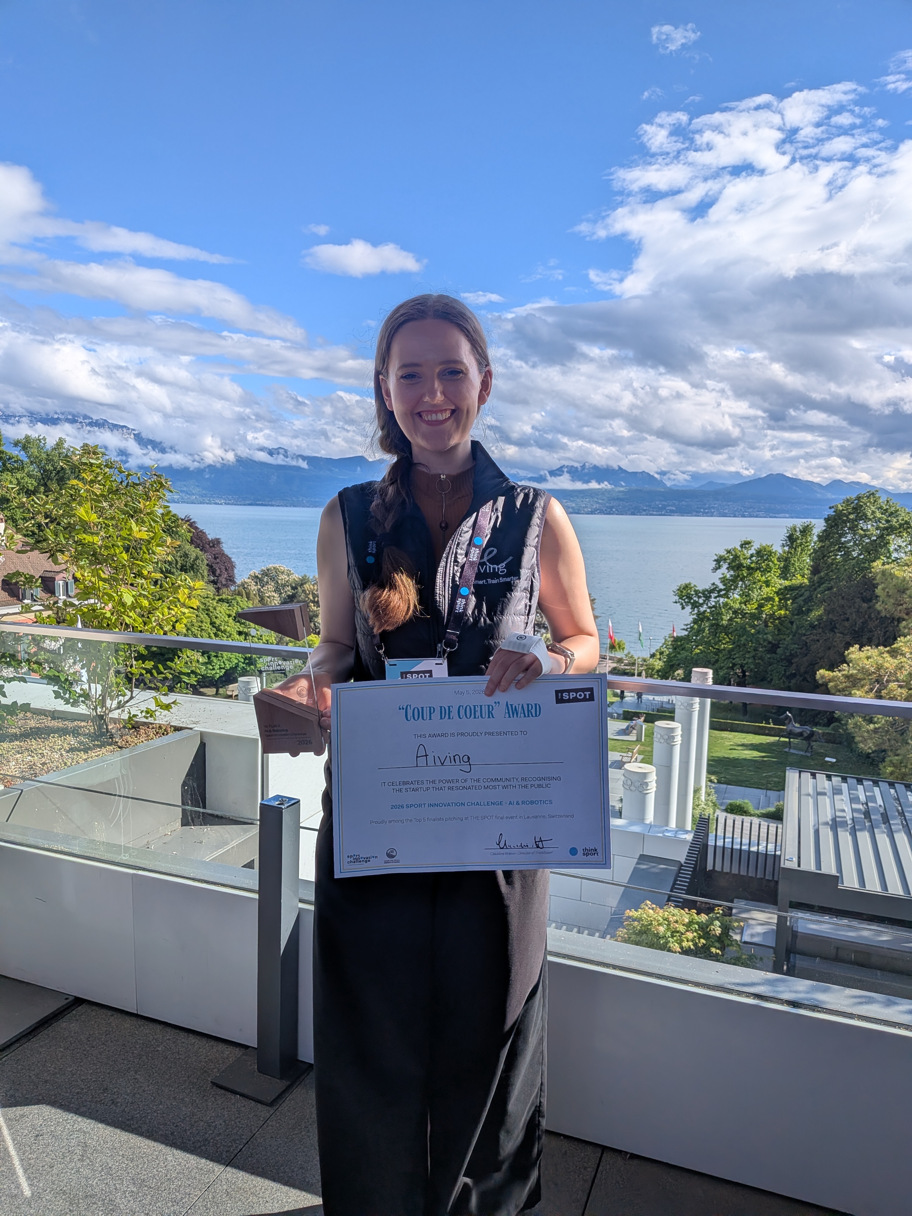 Aiving wins SIC AI & Robotics at THE SPOT